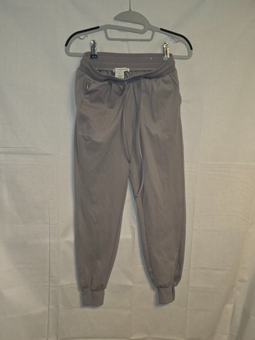 Zac and Rachel Gray Joggers Pants Neutral XS Sporty Athleisure Athletic Workout